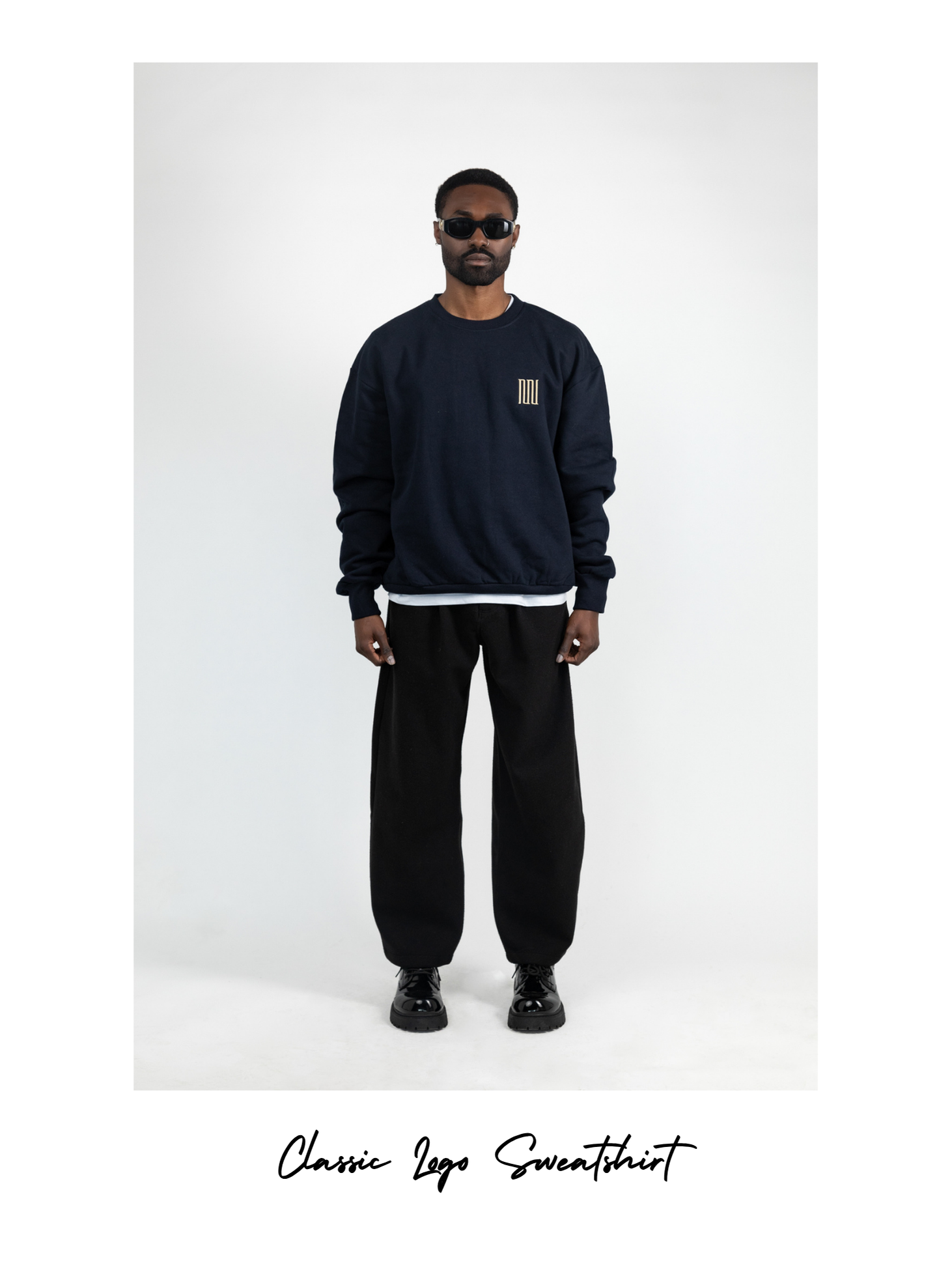 Classic Logo Sweatshirt Navy