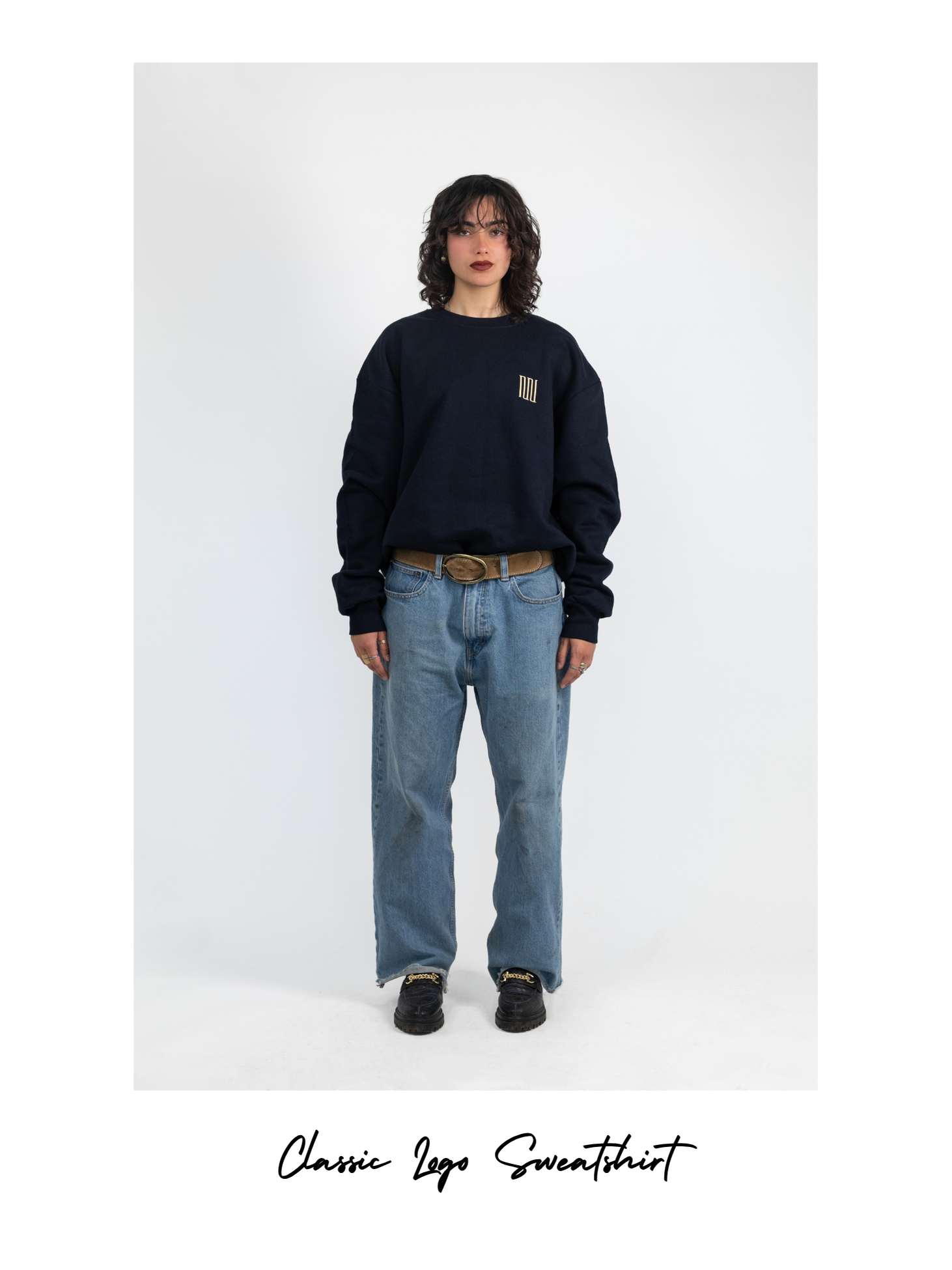 Classic Logo Sweatshirt Navy
