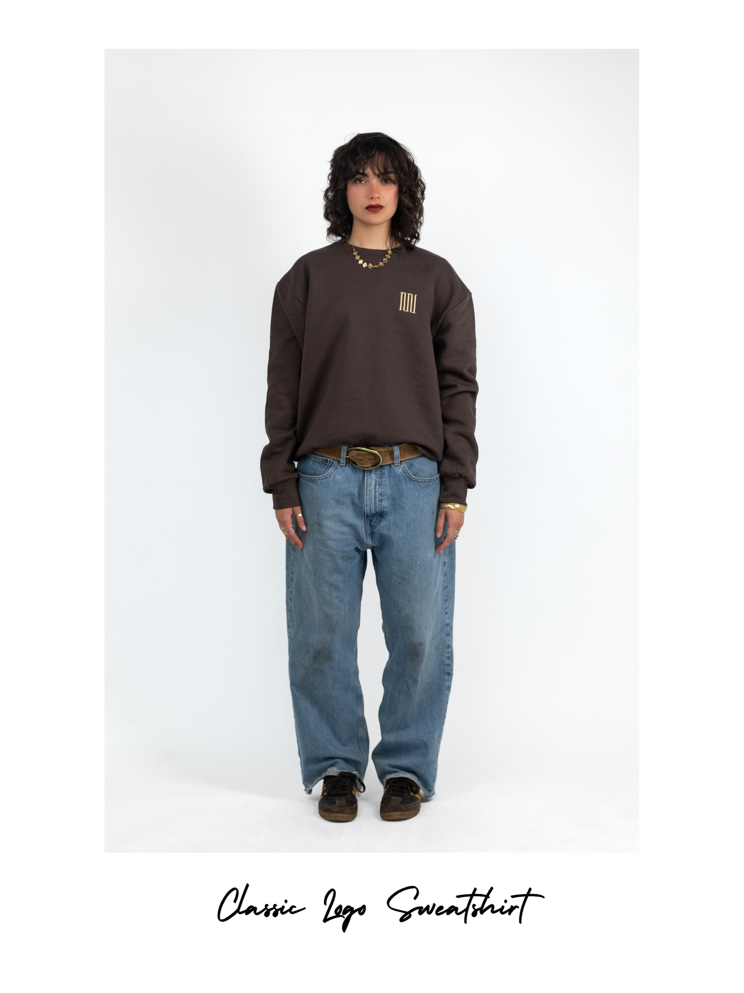 Classic Logo Sweatshirt Chocolate